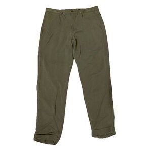 Vince Mens Olive Green Casual Straight Leg  Chino Pants 100% Lyocell Size 31